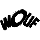 download Wouf In Black clipart image with 0 hue color