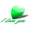 download I Love You 5 clipart image with 135 hue color
