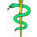 download Caduceus clipart image with 0 hue color