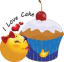 Cupcake Smiley Emoticon