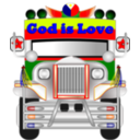 download Philippine Jeepney clipart image with 0 hue color