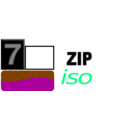 download 7zipclassic Iso clipart image with 90 hue color
