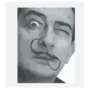 download Dali clipart image with 180 hue color