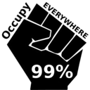 download Occupy Everywhere clipart image with 90 hue color