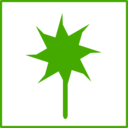 Eco Green Flower Icon