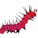 download Caterpillar Gusano clipart image with 90 hue color