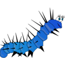 download Caterpillar Gusano clipart image with 315 hue color