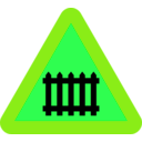 download Fence Gate Roadsign clipart image with 90 hue color