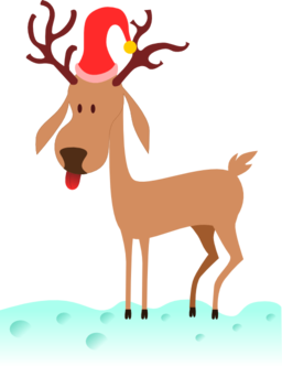 A Cartoon Reindeer