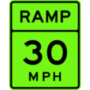 download Ramp Speed 30 clipart image with 45 hue color