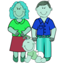 download Family 2 clipart image with 135 hue color