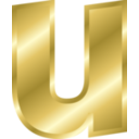download Effect Letters Alphabet Gold clipart image with 0 hue color