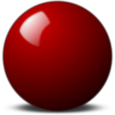 download Red Snooker Ball clipart image with 0 hue color