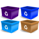 download Recycling Reciclagem clipart image with 180 hue color