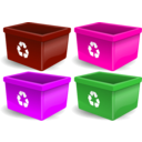 download Recycling Reciclagem clipart image with 270 hue color