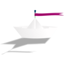 download Paperboat clipart image with 90 hue color