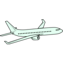 download Aircraft clipart image with 270 hue color