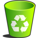 download Trashcan Papelera clipart image with 225 hue color