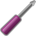 download Screwdriver clipart image with 315 hue color