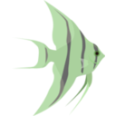 download Angelfish clipart image with 45 hue color