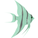 download Angelfish clipart image with 90 hue color