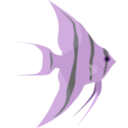 download Angelfish clipart image with 225 hue color