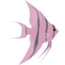 download Angelfish clipart image with 270 hue color