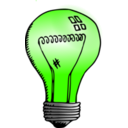 download Incandescent Light Bulb clipart image with 45 hue color