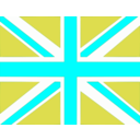 download Uk Flag clipart image with 180 hue color