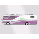 download Land Yacht Motorhome clipart image with 90 hue color