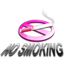 download No Smoking 3d clipart image with 315 hue color