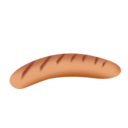 download Sausage clipart image with 0 hue color