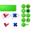 download Bunch O Buttons Christop clipart image with 225 hue color