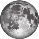 download The Moon Dan Gerhards 01 clipart image with 90 hue color