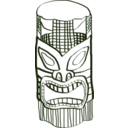 download Tiki clipart image with 90 hue color