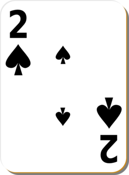 White Deck 2 Of Spades