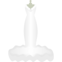 download Wedding Dress 2 clipart image with 135 hue color