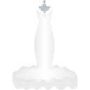 download Wedding Dress 2 clipart image with 270 hue color