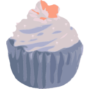 download Cupcake clipart image with 0 hue color