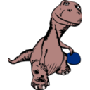 download Johnny Automatic Dinosaur Remix Eps clipart image with 315 hue color