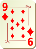 Ornamental Deck 9 Of Diamonds