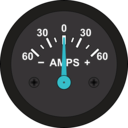 download Automotive Amp Meter clipart image with 180 hue color
