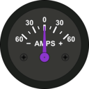download Automotive Amp Meter clipart image with 270 hue color