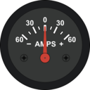 download Automotive Amp Meter clipart image with 0 hue color