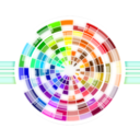 download Multicolored Wheel Abstract Background clipart image with 0 hue color