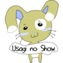 download Usagi No Show clipart image with 225 hue color