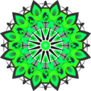 download Mandala Yellow clipart image with 90 hue color