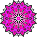 download Mandala Yellow clipart image with 270 hue color