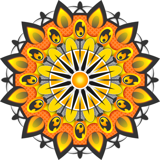 Mandala Yellow Clipart I2clipart Royalty Free Public Domain Clipart