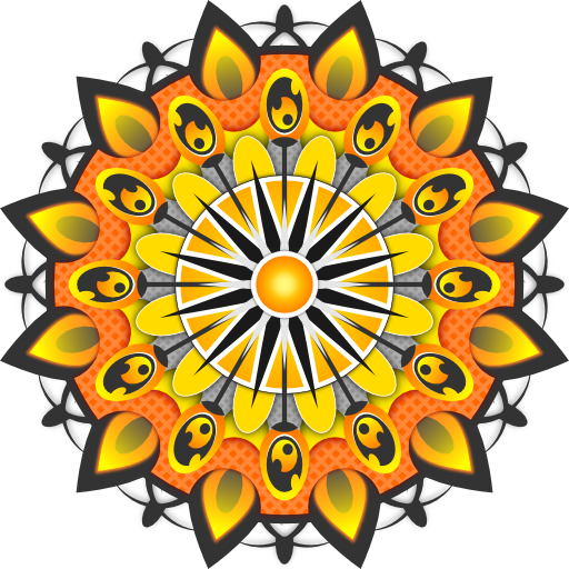 Mandala Yellow Clipart I2clipart Royalty Free Public Domain